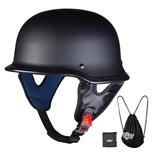German Style Half Helmet DOT Approved Z896