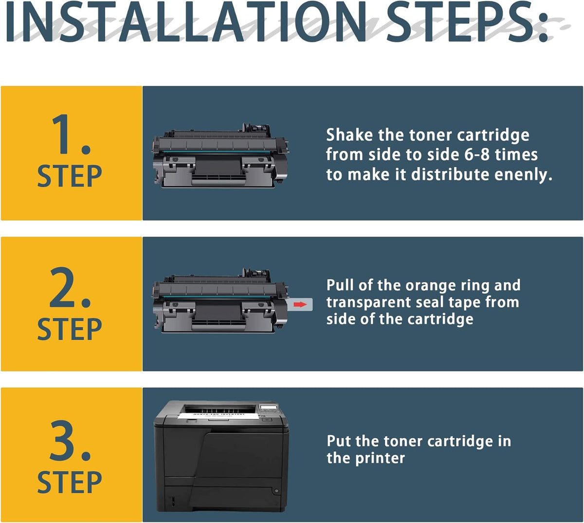 Compatible Toner Cartridge Replacement (Black, 1-Pack) K245