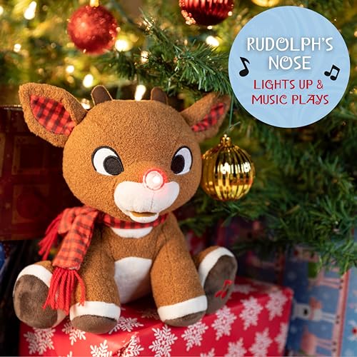 Stuffed Animal Plush Toy with Music & Lights E195087