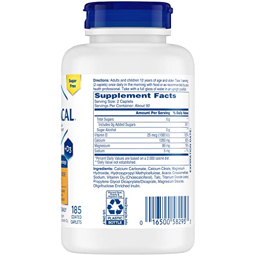 1200 mg Calcium Citrate with Vitamin D3, 185 Count I417057