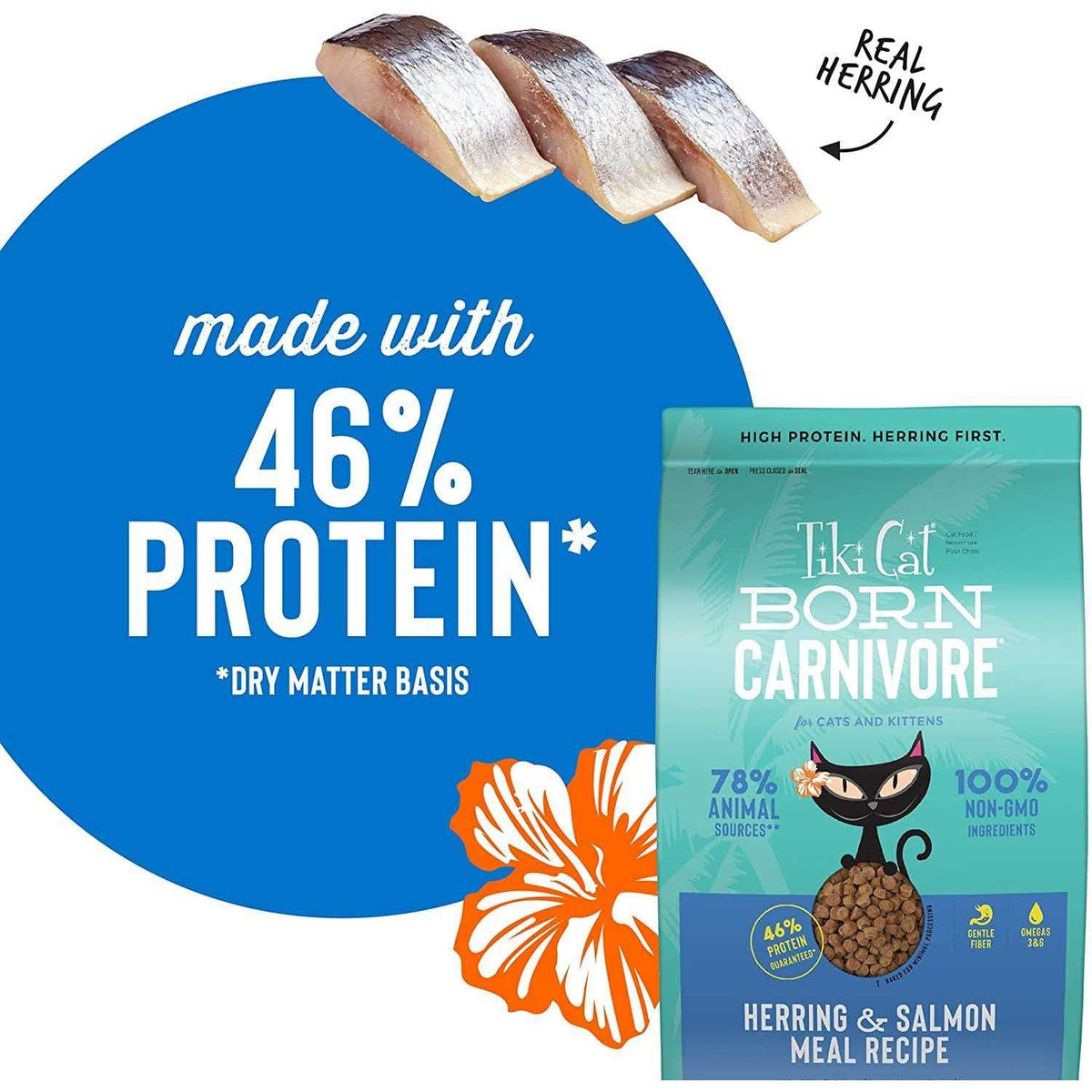 Herring Dry Cat Food C269578