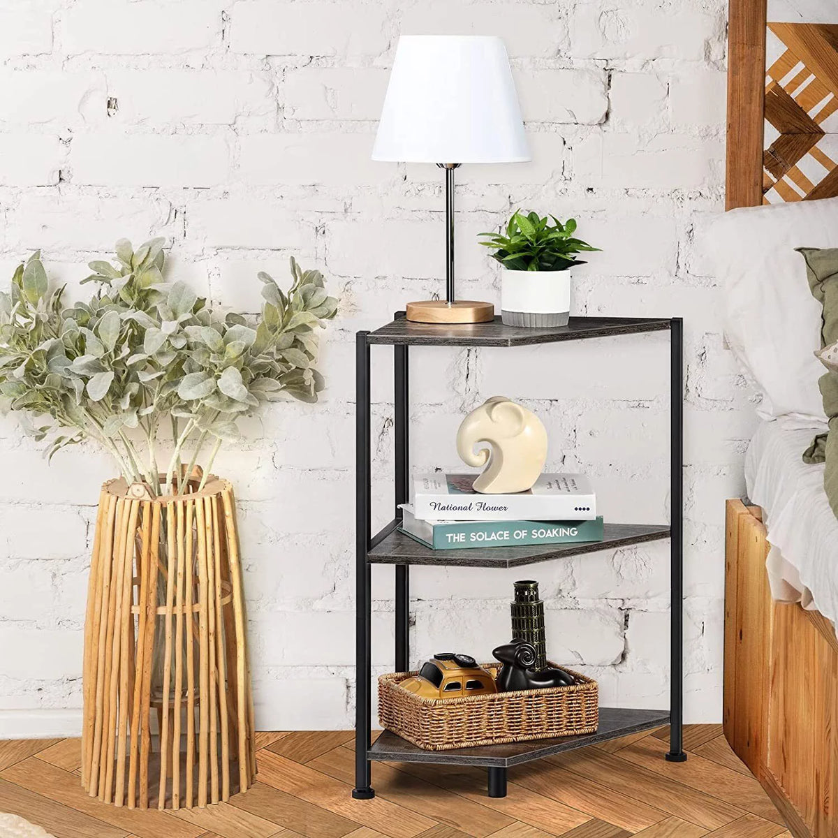 3-Tier Corner Storage Shelf Z268215