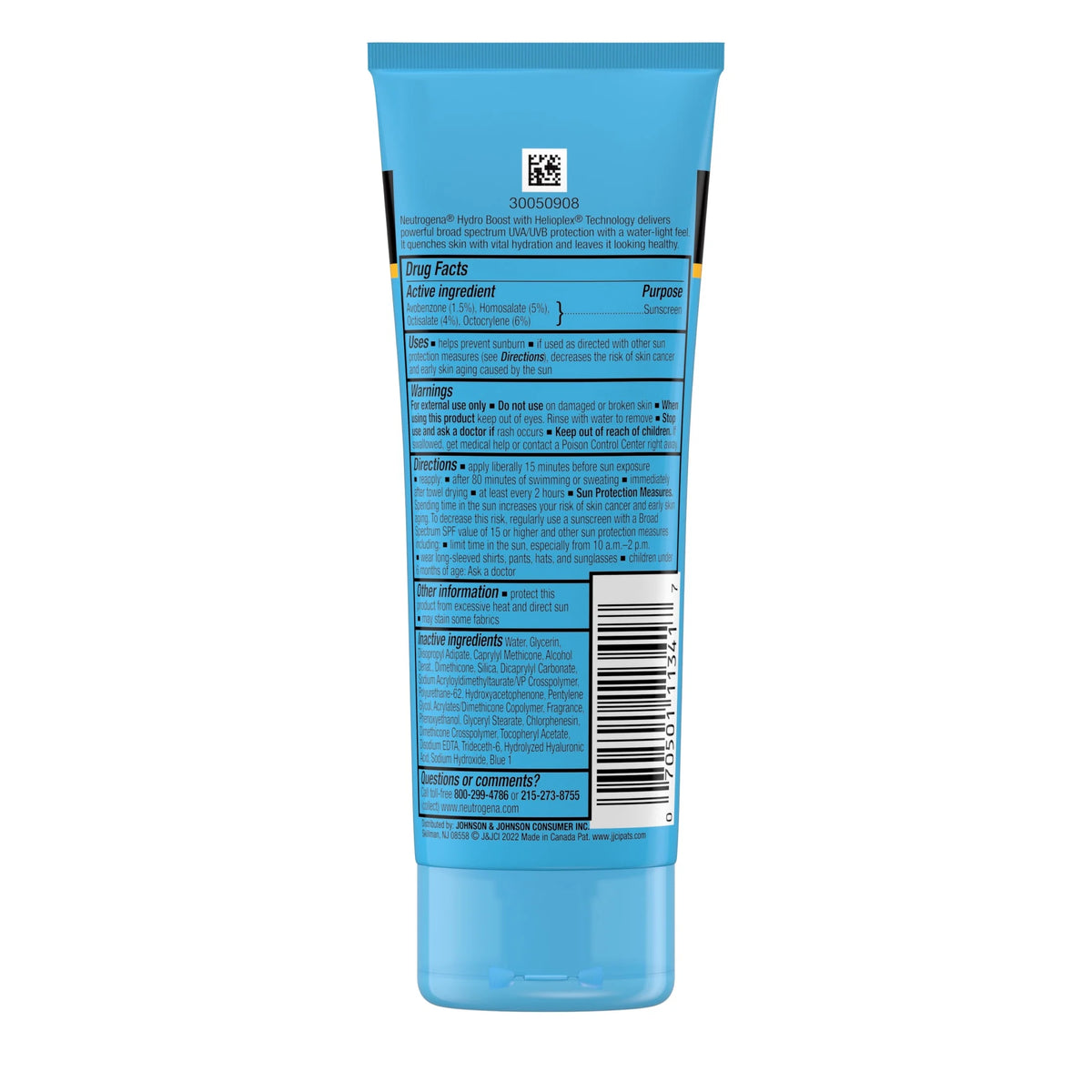 Hydro Boost Moisturizing Sunscreen Lotion, SPF 30, 3 fl. oz W594039