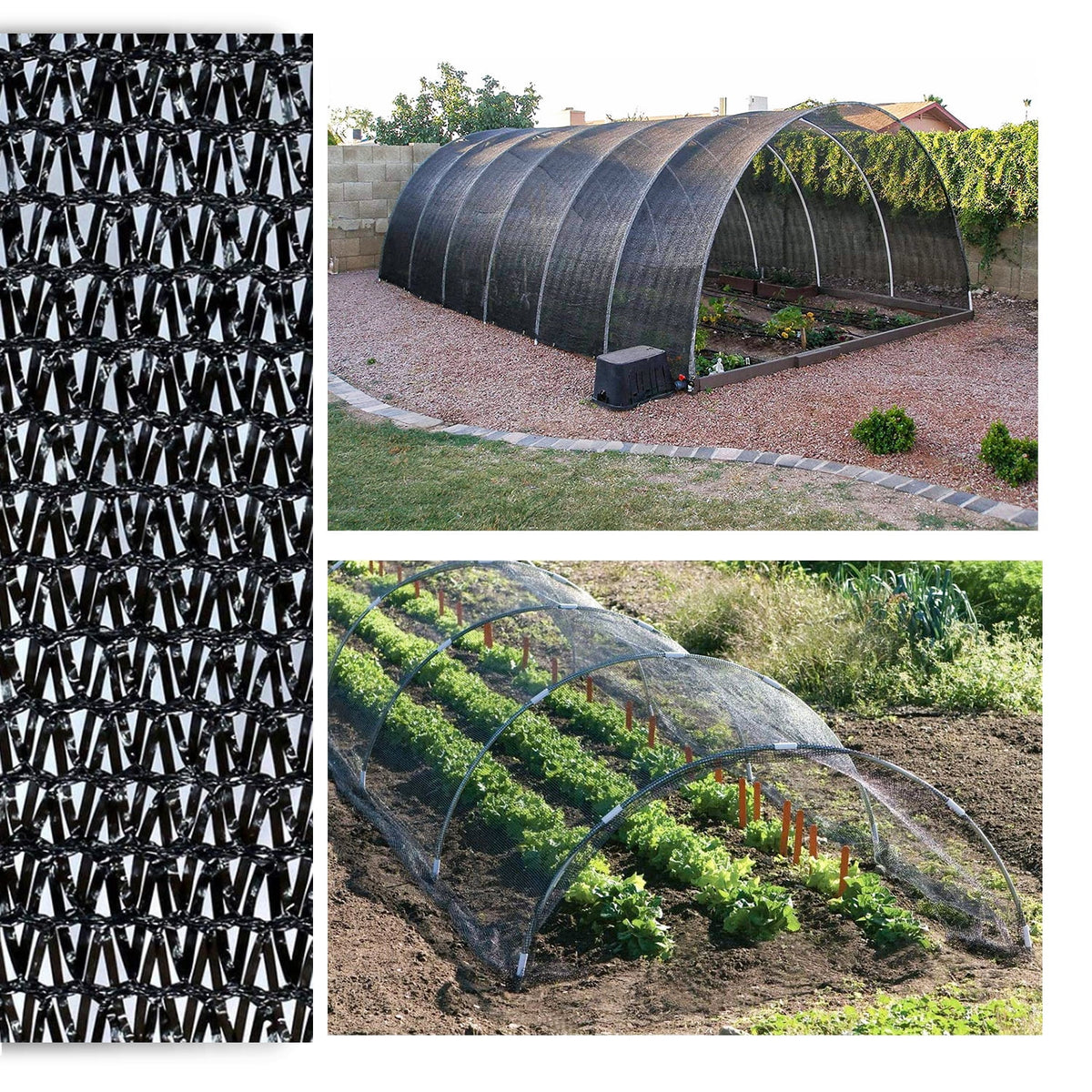 Black 10x20ft Sunblock Shade Cloth P568613