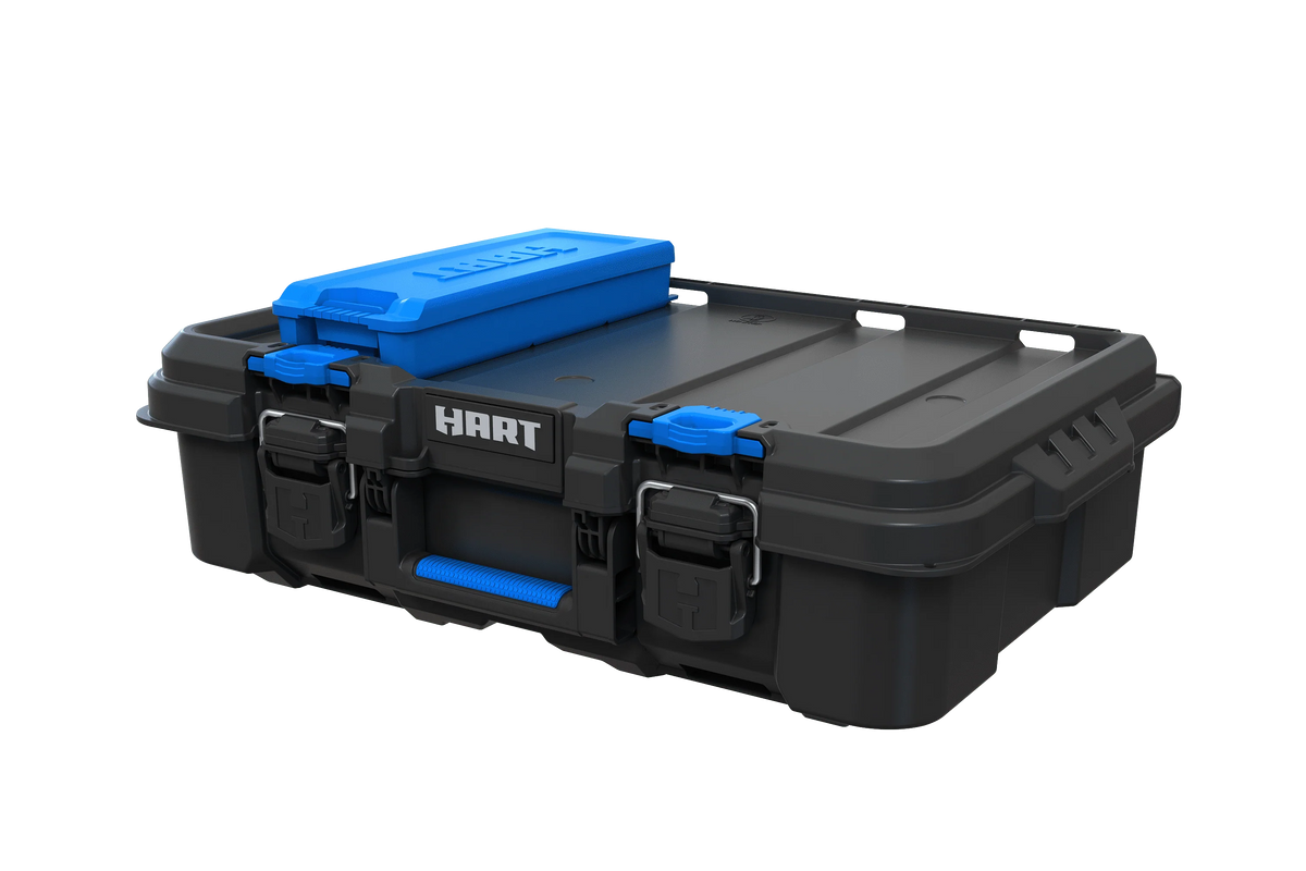 Stack System Tool Box with Small Blue Organizer & Dividers Z3057
