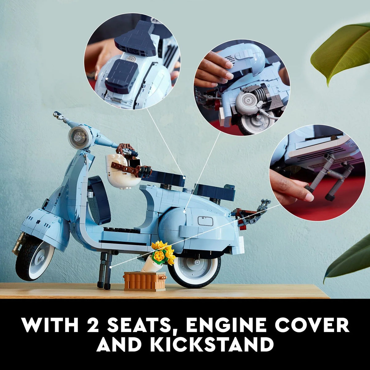 Vespa 125 Scooter Model Building Kit S452336