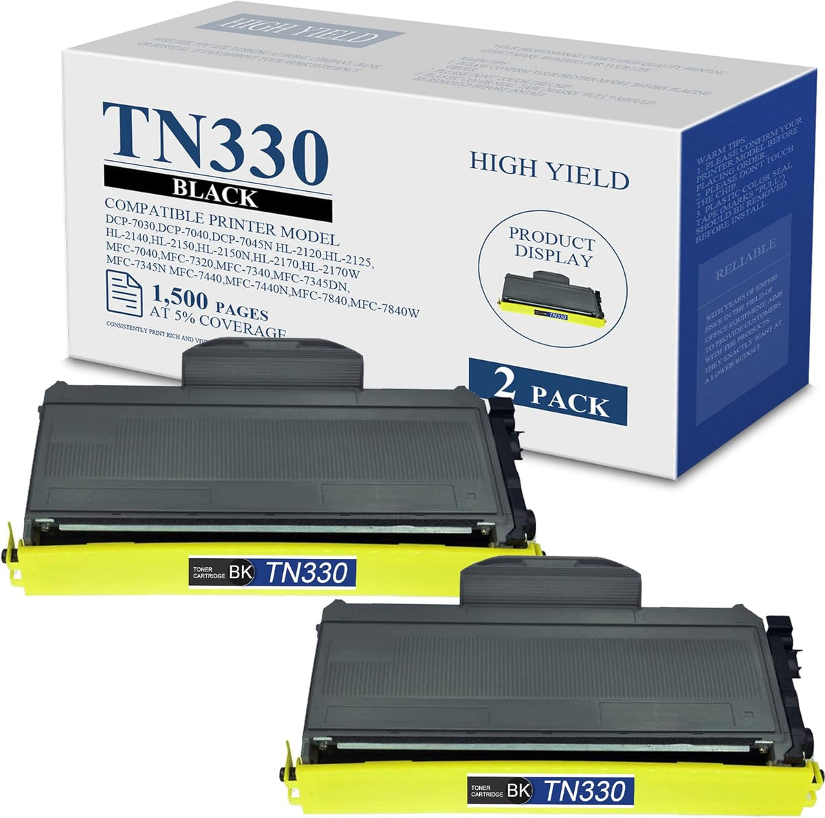Black 2-Pack Toner Cartridge Z51973