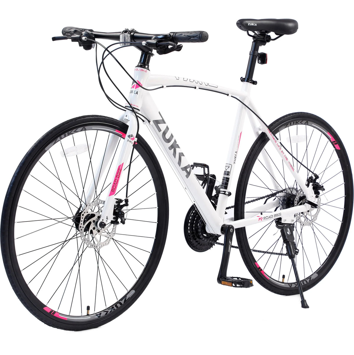 24 Speed 700C Road Bike with Aluminum Frame Disc Brakes, Blue G8299