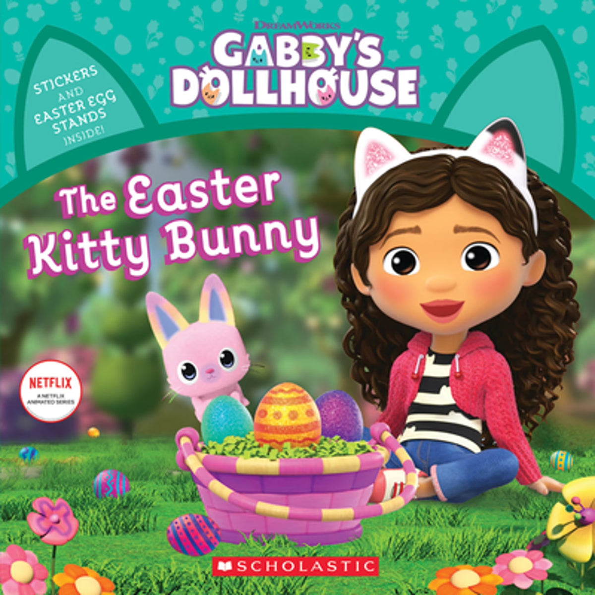 Easter Kitty Bunny Gabby's Dollhouse Storybook Paperback Z7065