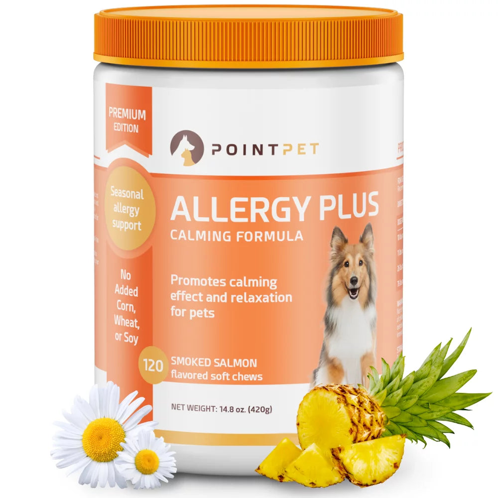 Smoked Salmon Oil Flavor Dog Allergy Calming Treats O48744