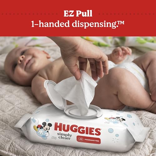 Fragrance-Free Baby Wipes, 11 Flip-Top Packs (704 Wipes Total) P476876