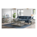 Off White Wood Rectangular Console Table Q224