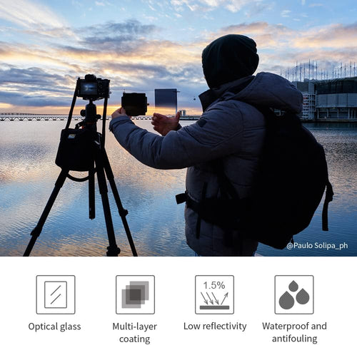 100mm Square ND1000 Filter Kit with Metal Filter Holder and 8 Adapter Rings X60333