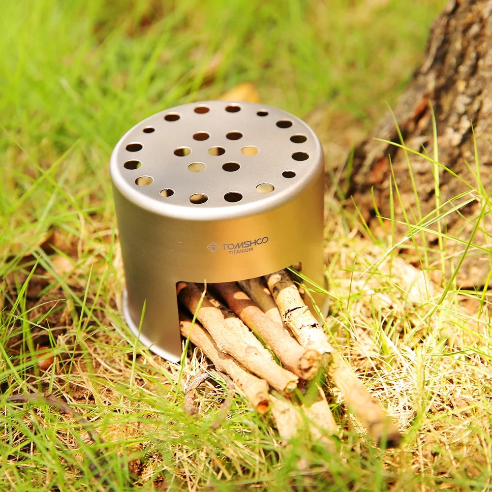 Ultra-lightweight Titanium Wood Camping A356006