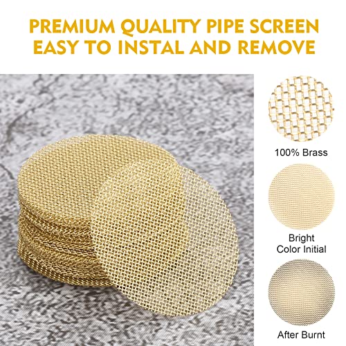 200 pcs Brass Pipe Screens with Storage Box D724445