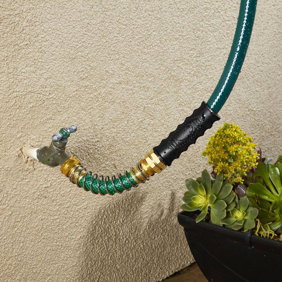 Coiled Spring Faucet Connector and Hose Saver R70592