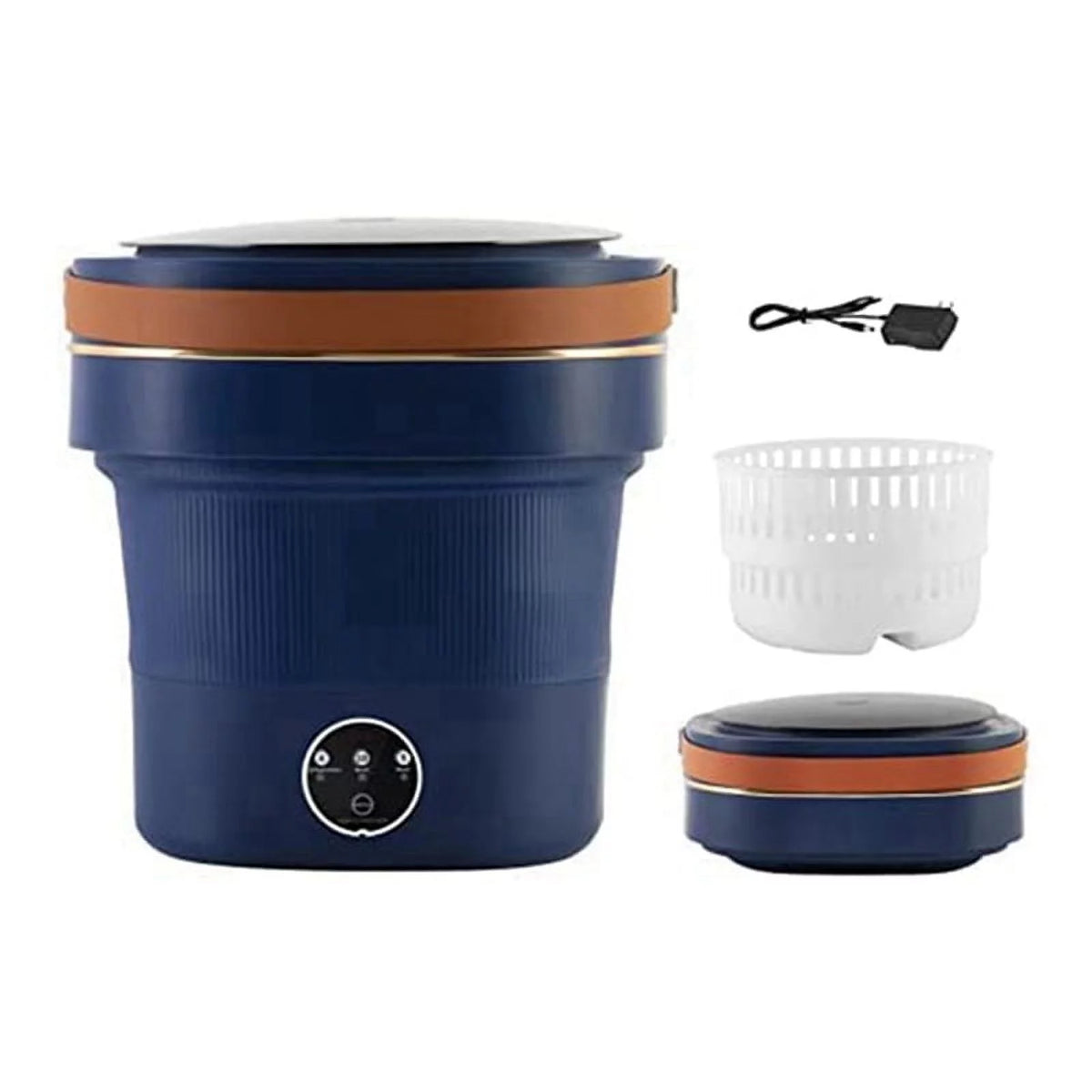 8.5L Foldable Mini Washing Machine with Drainer Basket K32316