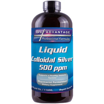 Colloidal Silver Liquid 500 ppm 2 oz G862