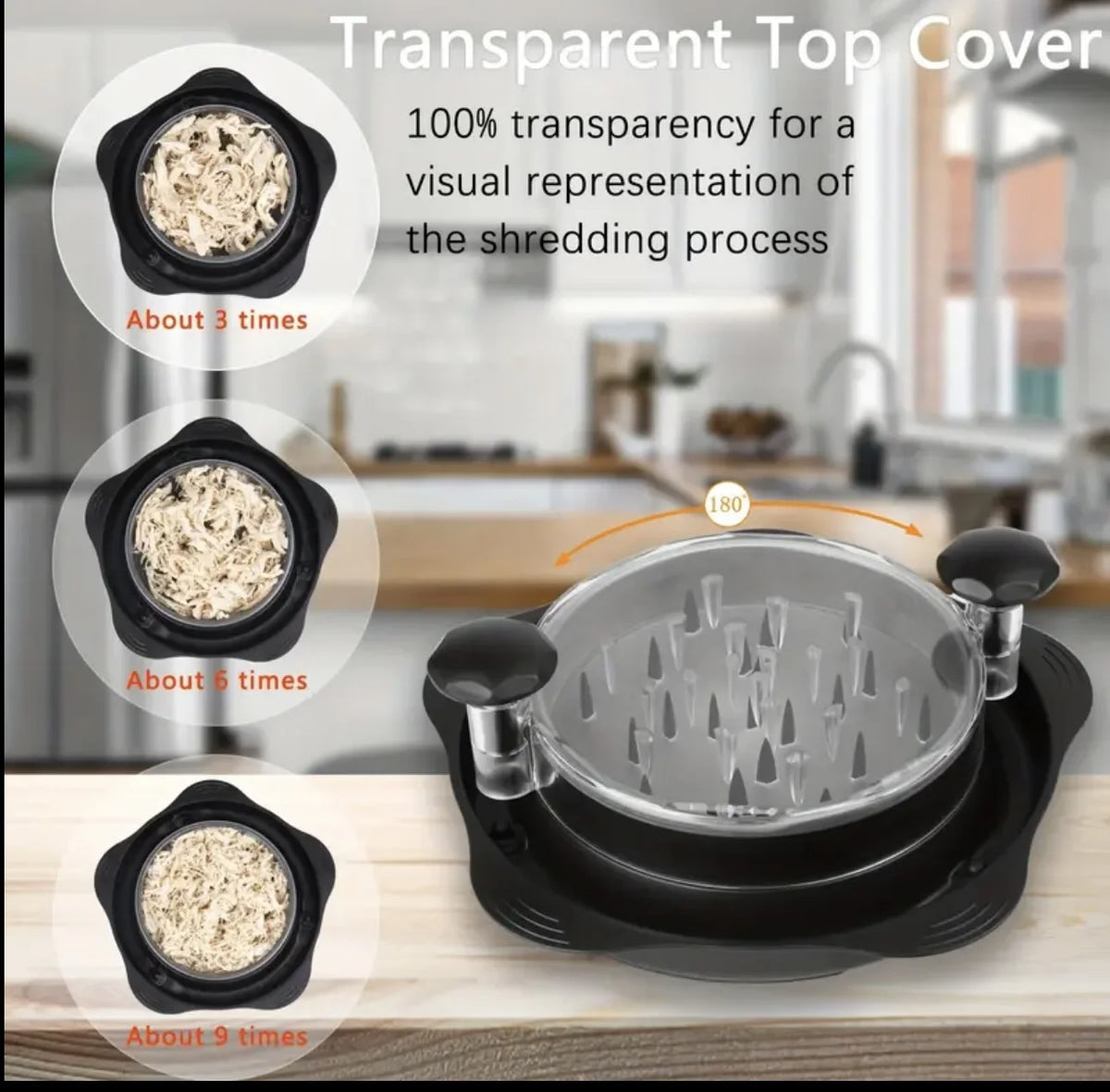 Manual Washable Meat Shredder S552336