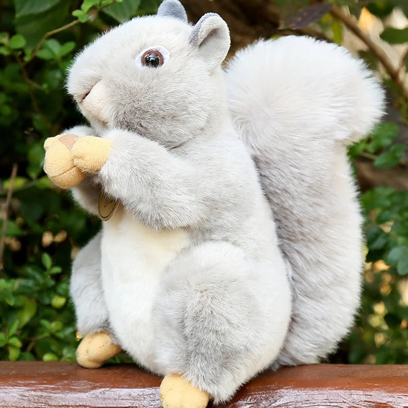 20cm Plush Squirrel Stuffed Doll Throw Pillow X404818