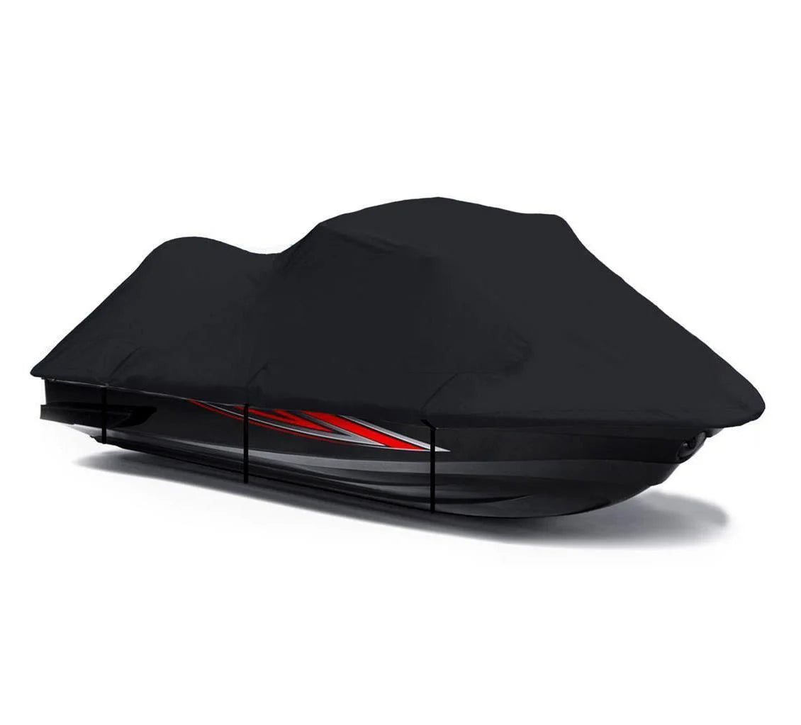 Black Jet Ski PWC Watercraft Cover 1-2 Seater G9569