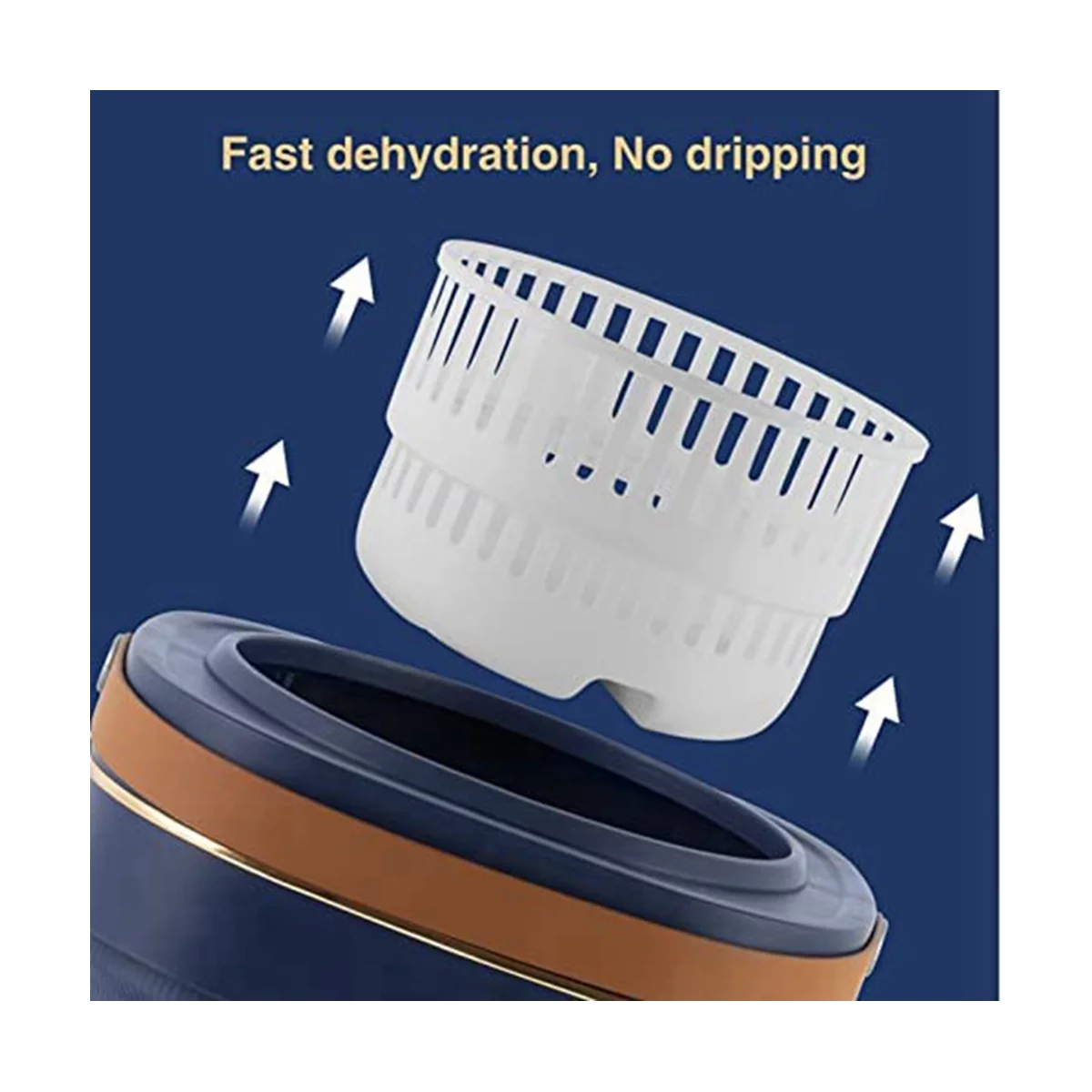 8.5L Foldable Mini Washing Machine with Drainer Basket K32316