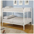 Full Over Full Bunk Bed White Y43147