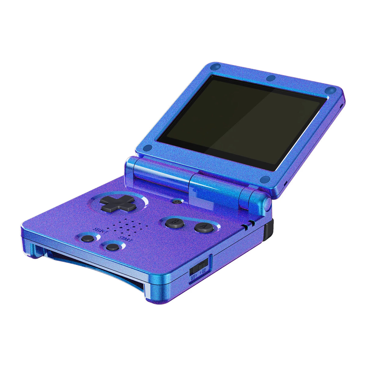 Chameleon Purple Blue Glossy Replacement Housing Shell for Gameboy Advance SP B2877