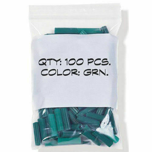 Clear Line Single Track Seal Top Bag with Write-On BLOCK, 4 mil I34418